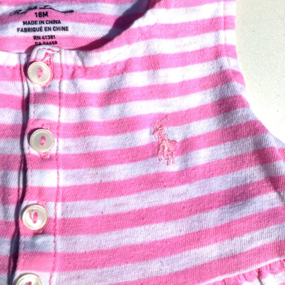 RALPH LAUREN Baby Doll Tank Top Size 18 Months